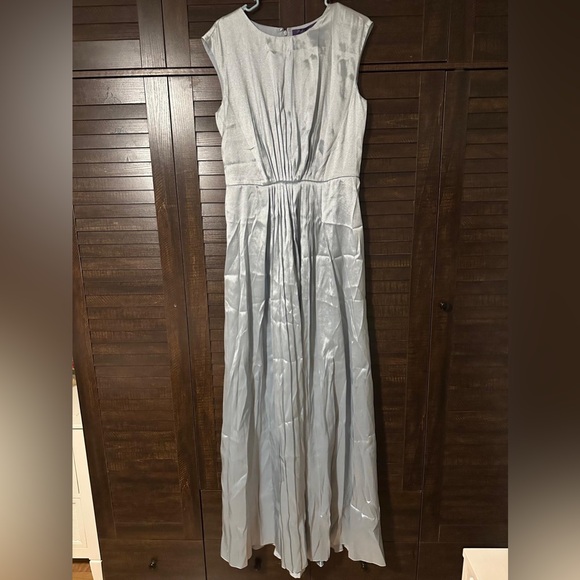 Ralph Lauren Purple Label Dresses & Skirts - Ralph Lauren Purple Label Shimmering Silver Maxi Dress